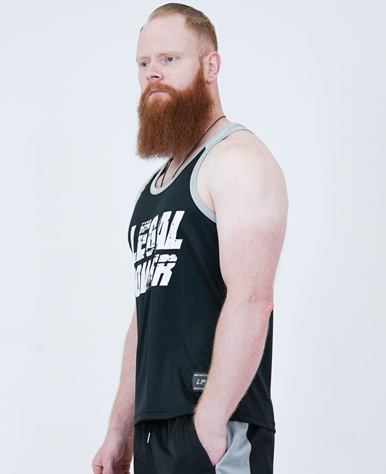 Legal Power Kollektion Mikrofaser Climatic Mesh Tank Top LP 2794-760 black blue